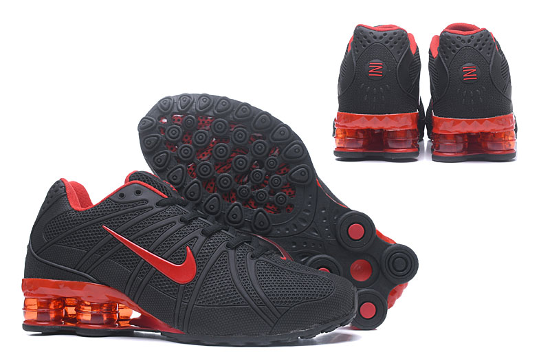 Men Nike Shox OZ Black Red Shoes